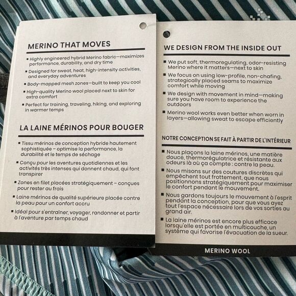 SmartWool Large Sport Lined Shorts Merino Wool Running Athletic Wicking Striped - Picture 7 of 10